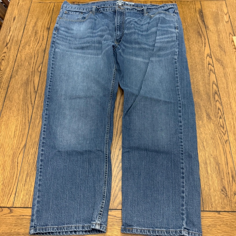 Signature by Levi Strauss Gold Relaxed Fit Jeans Mens 46x30 Medium Wash Denim